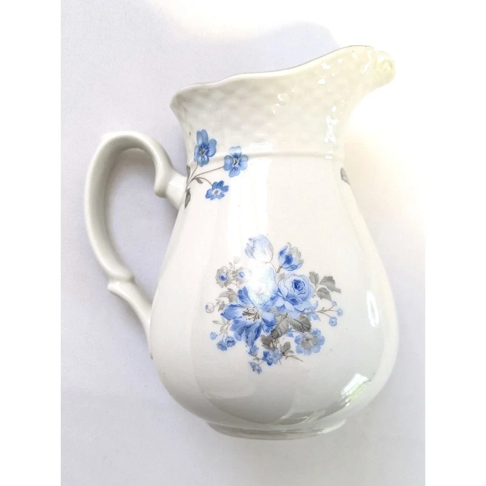 Fine Bohemian China Rhineland Rose Bowl Sugar Creamer Czechoslovakia 3-Peice Set
